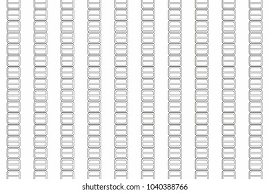 round squares halftone black and white monochrome pattern. modern retro rectangle texture. vector background. wallpaper concept. for web and print