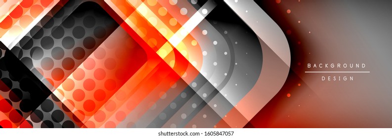 Los cuadrados redondeados forman el fondo abstracto geométrico de la composición. Ilustración vectorial para papel tapiz, cartel, fondo, tarjeta, libro, ilustración, página de inicio, portada, cartel, cartel, pancarta, volante