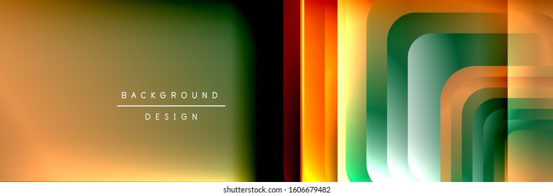 Los cuadrados redondeados forman el fondo abstracto geométrico de la composición. Ilustración vectorial para papel tapiz, cartel, fondo, tarjeta, libro, ilustración, página de inicio, portada, cartel, cartel, pancarta, volante