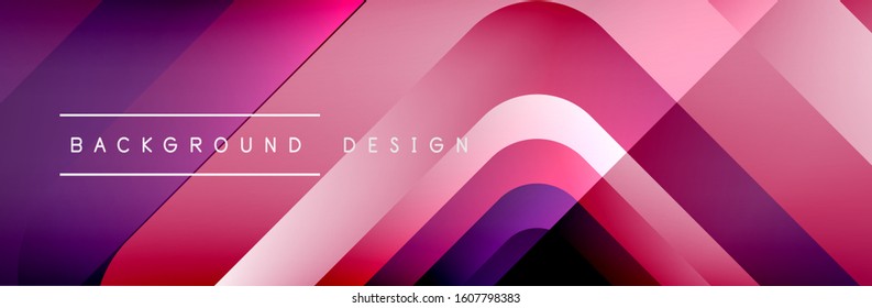 Round squares shapes composition geometric abstract background. Vector Illustration For Wallpaper, Banner, Background, Card, Book, Illustration, landing page, cover, placard, poster, banner, flyer