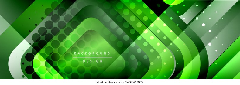 Los cuadrados redondeados forman el fondo abstracto geométrico de la composición. Ilustración vectorial para papel tapiz, cartel, fondo, tarjeta, libro, ilustración, página de inicio, portada, cartel, cartel, pancarta, volante