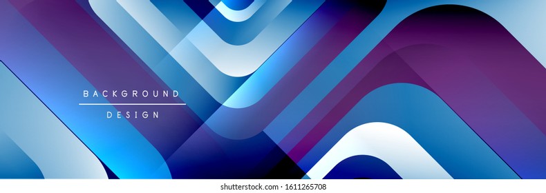 Round squares shapes composition geometric abstract background. Vector Illustration For Wallpaper, Banner, Background, Card, Book, Illustration, landing page, cover, placard, poster, banner, flyer