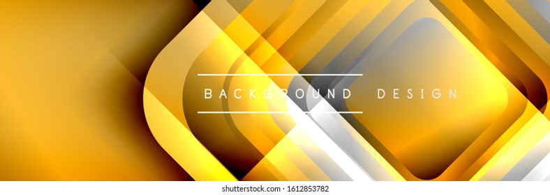 Los cuadrados redondeados forman el fondo abstracto geométrico de la composición. Ilustración vectorial para papel tapiz, cartel, fondo, tarjeta, libro, ilustración, página de inicio, portada, cartel, cartel, pancarta, volante