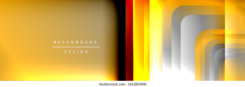 Round squares shapes composition geometric abstract background. Vector Illustration For Wallpaper, Banner, Background, Card, Book, Illustration, landing page, cover, placard, poster, banner, flyer