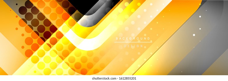 Runde Quadrate formen die Zusammensetzung geometrisch abstrakter Hintergrund. Vektorgrafik für Bildschirmhintergründe, Banner, Hintergrund, Karte, Buch, Illustration, Landungsseite, Abdeckung, Plakat, Plakat, Banner, Flyer
