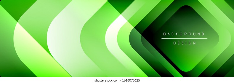 Round squares shapes composition geometric abstract background. Vector Illustration For Wallpaper, Banner, Background, Card, Book, Illustration, landing page, cover, placard, poster, banner, flyer