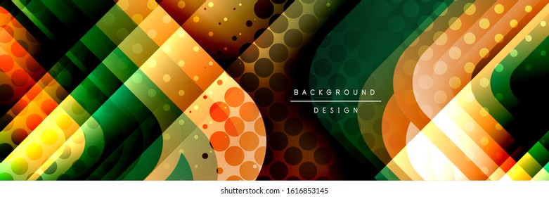 Los cuadrados redondeados forman el fondo abstracto geométrico de la composición. Ilustración vectorial para papel tapiz, cartel, fondo, tarjeta, libro, ilustración, página de inicio, portada, cartel, cartel, pancarta, volante