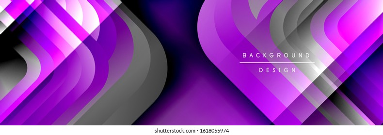 Round squares shapes composition geometric abstract background. Vector Illustration For Wallpaper, Banner, Background, Card, Book, Illustration, landing page, cover, placard, poster, banner, flyer