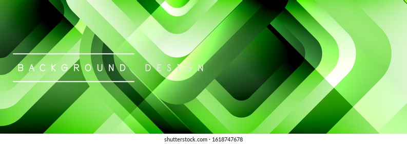 Round squares shapes composition geometric abstract background. Vector Illustration For Wallpaper, Banner, Background, Card, Book, Illustration, landing page, cover, placard, poster, banner, flyer
