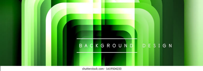 Round squares shapes composition geometric abstract background. Vector Illustration For Wallpaper, Banner, Background, Card, Book, Illustration, landing page, cover, placard, poster, banner, flyer