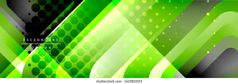Round squares shapes composition geometric abstract background. Vector Illustration For Wallpaper, Banner, Background, Card, Book, Illustration, landing page, cover, placard, poster, banner, flyer