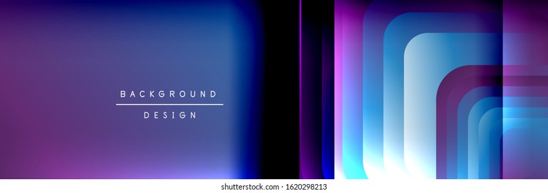 Round squares shapes composition geometric abstract background. Vector Illustration For Wallpaper, Banner, Background, Card, Book, Illustration, landing page, cover, placard, poster, banner, flyer
