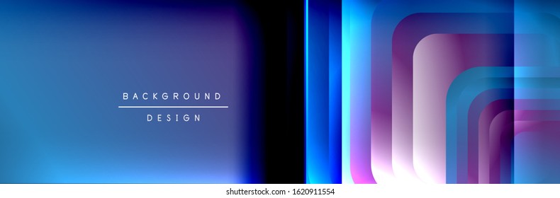Round squares shapes composition geometric abstract background. Vector Illustration For Wallpaper, Banner, Background, Card, Book, Illustration, landing page, cover, placard, poster, banner, flyer