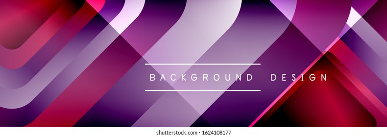 Round squares shapes composition geometric abstract background. Vector Illustration For Wallpaper, Banner, Background, Card, Book, Illustration, landing page, cover, placard, poster, banner, flyer