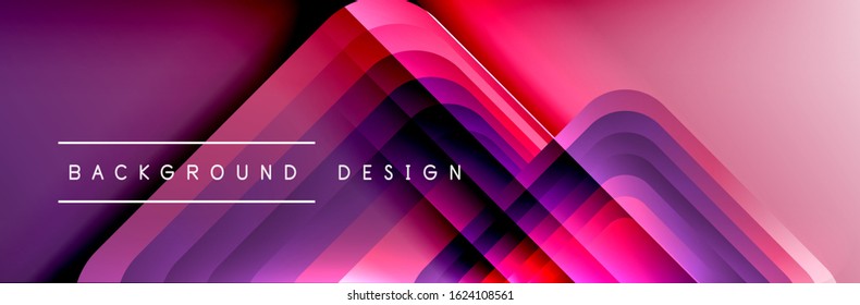 Round squares shapes composition geometric abstract background. Vector Illustration For Wallpaper, Banner, Background, Card, Book, Illustration, landing page, cover, placard, poster, banner, flyer