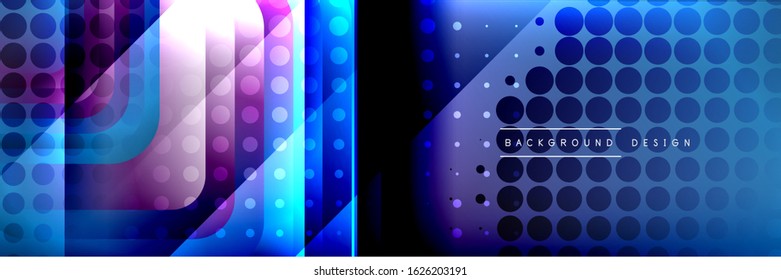 Los cuadrados redondeados forman el fondo abstracto geométrico de la composición. Ilustración vectorial 