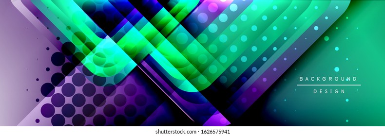 Los cuadrados redondeados forman el fondo abstracto geométrico de la composición. Ilustración vectorial 