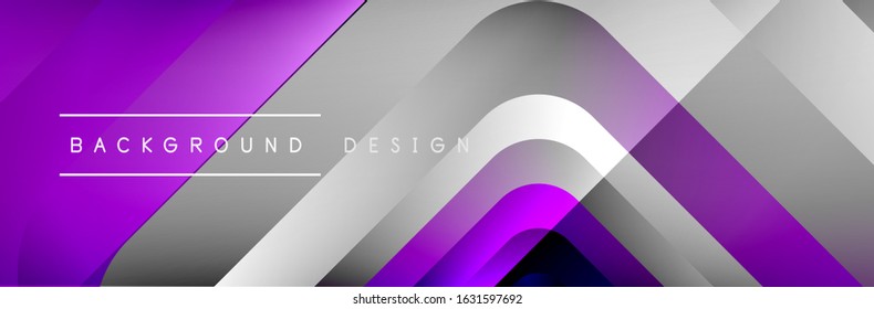 Round squares shapes composition geometric abstract background. Vector Illustration For Wallpaper, Banner, Background, Card, Book, Illustration, landing page, cover, placard, poster, banner, flyer