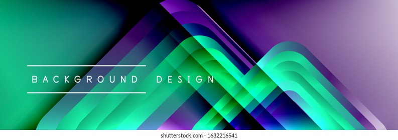 Round squares shapes composition geometric abstract background. Vector Illustration For Wallpaper, Banner, Background, Card, Book, Illustration, landing page, cover, placard, poster, banner, flyer