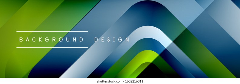 Round squares shapes composition geometric abstract background. Vector Illustration For Wallpaper, Banner, Background, Card, Book, Illustration, landing page, cover, placard, poster, banner, flyer