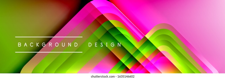 Round squares shapes composition geometric abstract background. Vector Illustration For Wallpaper, Banner, Background, Card, Book, Illustration, landing page, cover, placard, poster, banner, flyer