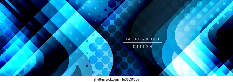 Los cuadrados redondeados forman el fondo abstracto geométrico de la composición. Ilustración vectorial para papel tapiz, cartel, fondo, tarjeta, libro, ilustración, página de inicio, portada, cartel, cartel, pancarta, volante