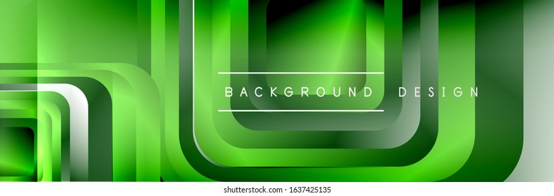 Los cuadrados redondeados forman el fondo abstracto geométrico de la composición. Ilustración vectorial para papel tapiz, cartel, fondo, tarjeta, libro, ilustración, página de inicio, portada, cartel, cartel, pancarta, volante