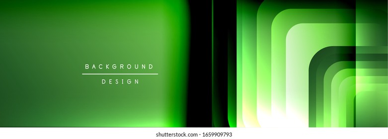 Round squares shapes composition geometric abstract background. Vector Illustration For Wallpaper, Banner, Background, Card, Book, Illustration, landing page, cover, placard, poster, banner, flyer