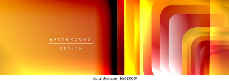 Los cuadrados redondeados componen el fondo abstracto geométrico. Ilustración vectorial para papel tapiz, pancarta, fondo, tarjeta, libro, ilustración, página de inicio, portada, cartel, cartel, pancarta, volante