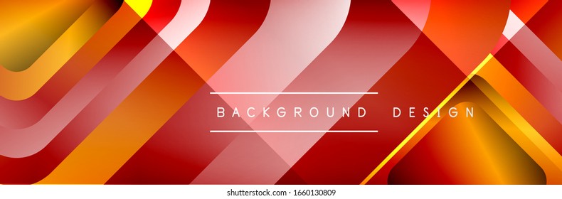 Round squares shapes composition geometric abstract background. Vector Illustration For Wallpaper, Banner, Background, Card, Book, Illustration, landing page, cover, placard, poster, banner, flyer