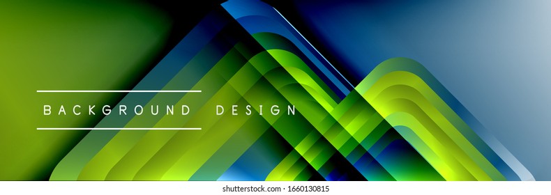 Round squares shapes composition geometric abstract background. Vector Illustration For Wallpaper, Banner, Background, Card, Book, Illustration, landing page, cover, placard, poster, banner, flyer
