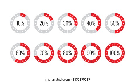 round, starry pie infographics