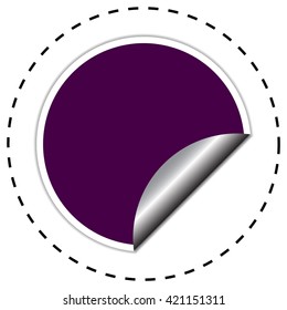 round sticker
