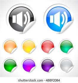 Round stickers