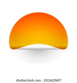 round sticky sticker