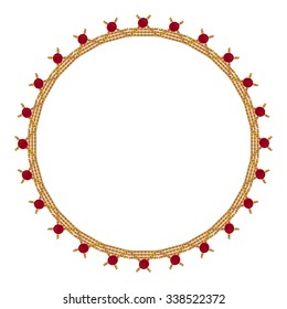 round stitch frame