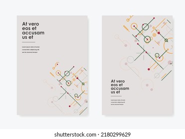 Round style symbol construction form. Cover network polygonal element. Vector texture design