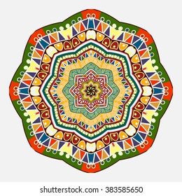 Round stylish ornament