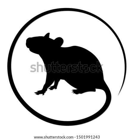 The Round Symbol of Black Rat. 