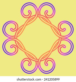 round symmetry pattern
