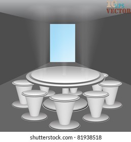 round table  and door to better place