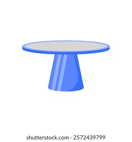 Round Table, Exhibition Vector illustration Isolated