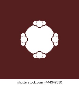 round table meeting icon