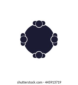 round table meeting icon