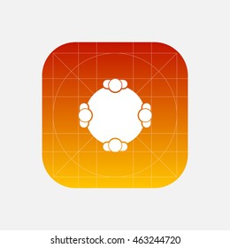 round table meeting icon