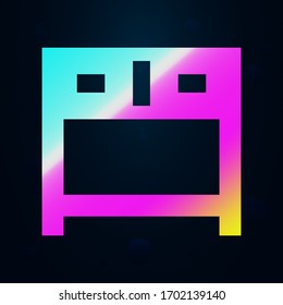 Round table nolan icon. Simple thin line, outline vector of furniture icons for ui and ux, website or mobile application