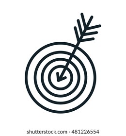 round target with arrow