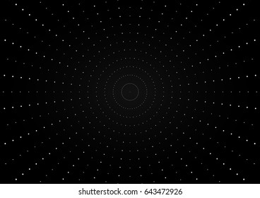 Round texture with dotted elements