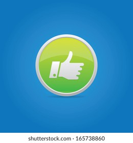 Round Thumbs Up Icon