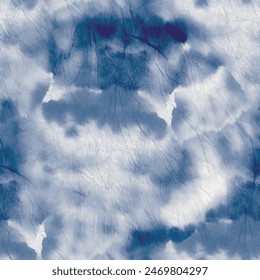 Round Tie Dye Shirt. Vector Gradient Tie Dye. Circle Print. Blue Seamless Circle. Blue Swirl Background. Tie Dye Print Swirl. Spiral Old Background. Seamless Fabric Tie Die. Dyed Grunge Repeat.